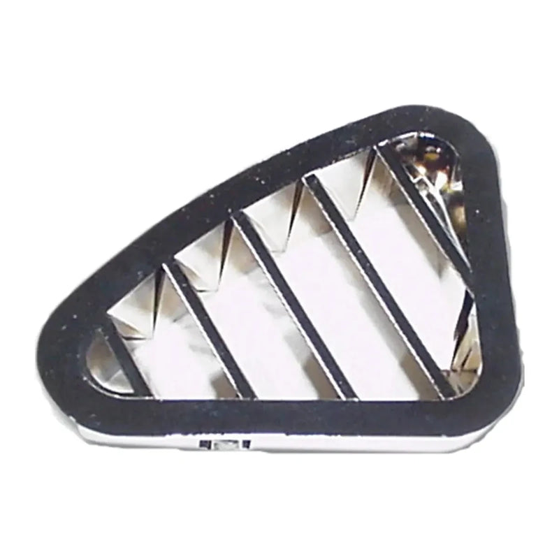 68287 Chrome Plastic Driver Side Dash Defrost Vent for Peterbilt Light Gray