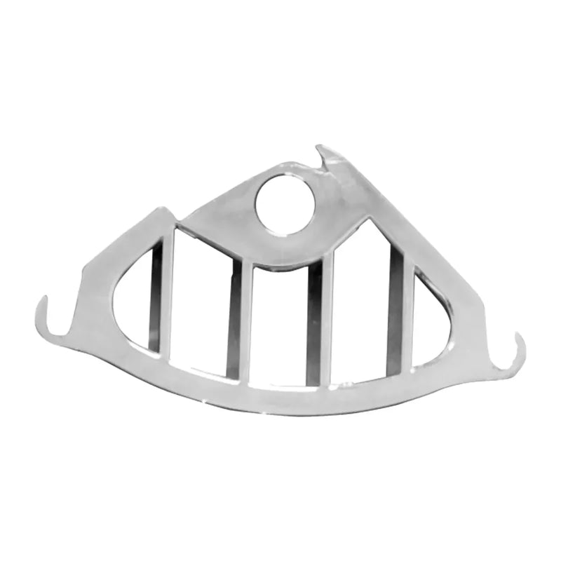 68342 Chrome Plastic Driver Side Dash Triangle Vent for Peterbilt Gray