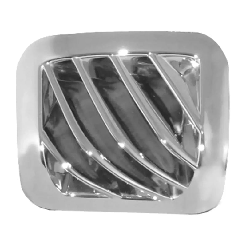 68343 Chrome Plastic Passenger Side Dash Defrost Vent for Peterbilt Dark Gray