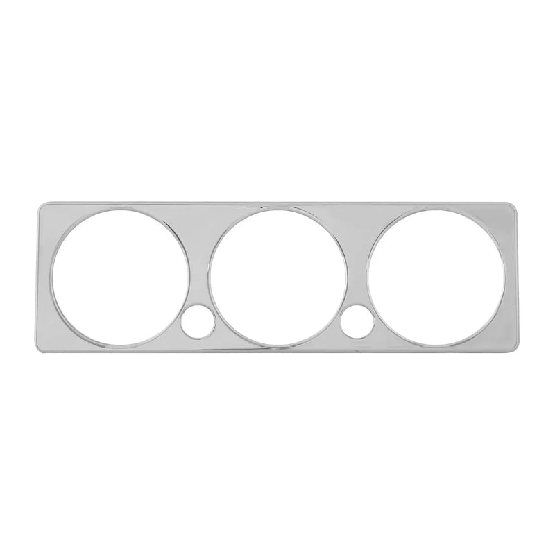 68347 Chrome Plastic A/C Control Plate Cover for Peterbilt 2005+ Gray