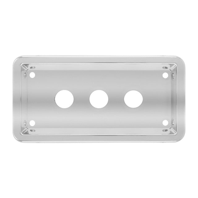 68389 CR. PLASTIC COURTESY DOOR LIGHT BASE ONLY FOR KENWORTH Light Gray