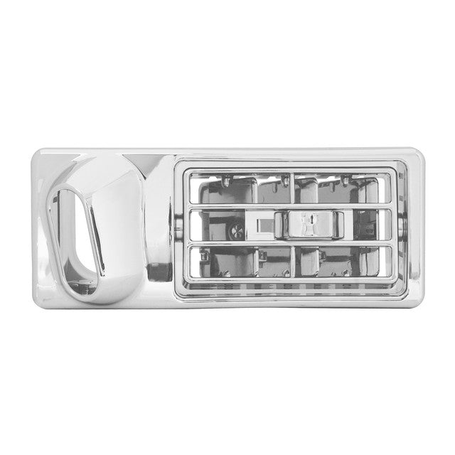 68407 CR. PLASTIC AC/HEATER VENT FOR KENWORTH 2003, PASSENGER SIDE Light Gray