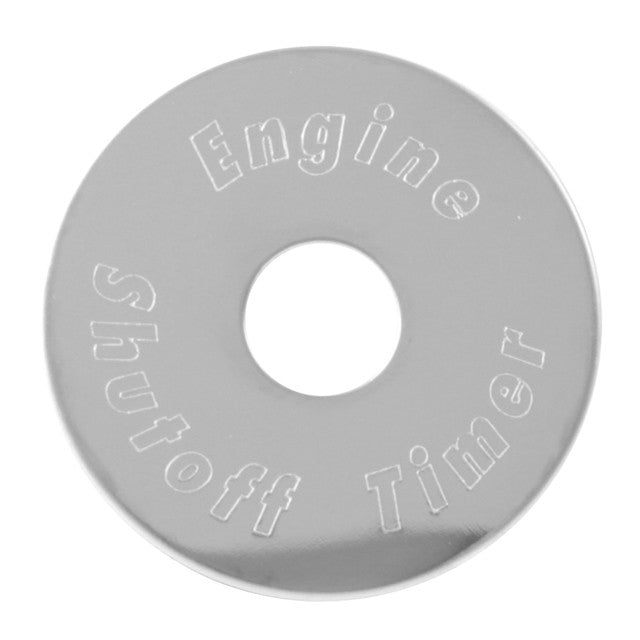 68453 (closeout) Switch Plate for Engine Timer Shutdown Gray