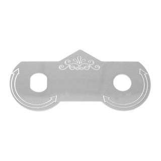 68458 (closeout) Switch Plate for S.S. Dimmer/Wiper Gray