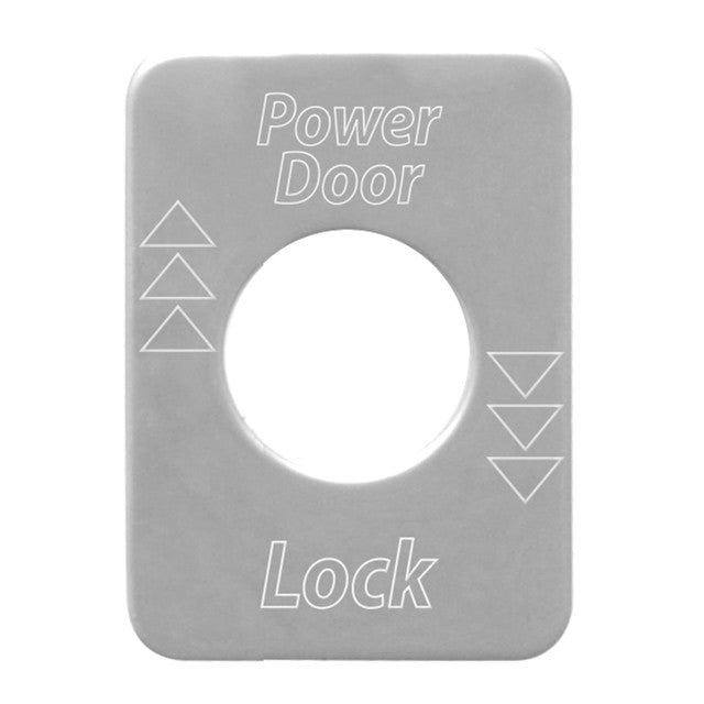 68462 (closeout) Toggle Switch Plate Script O-P Dark Gray