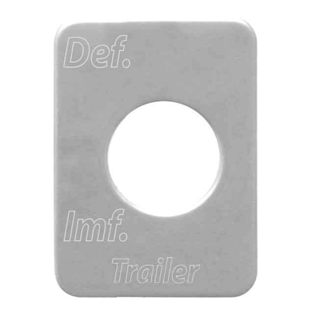 68490 (closeout) SS TRAILER AIR SUSPENSION PLATE FOR PETE 370's & 359 Dark Gray