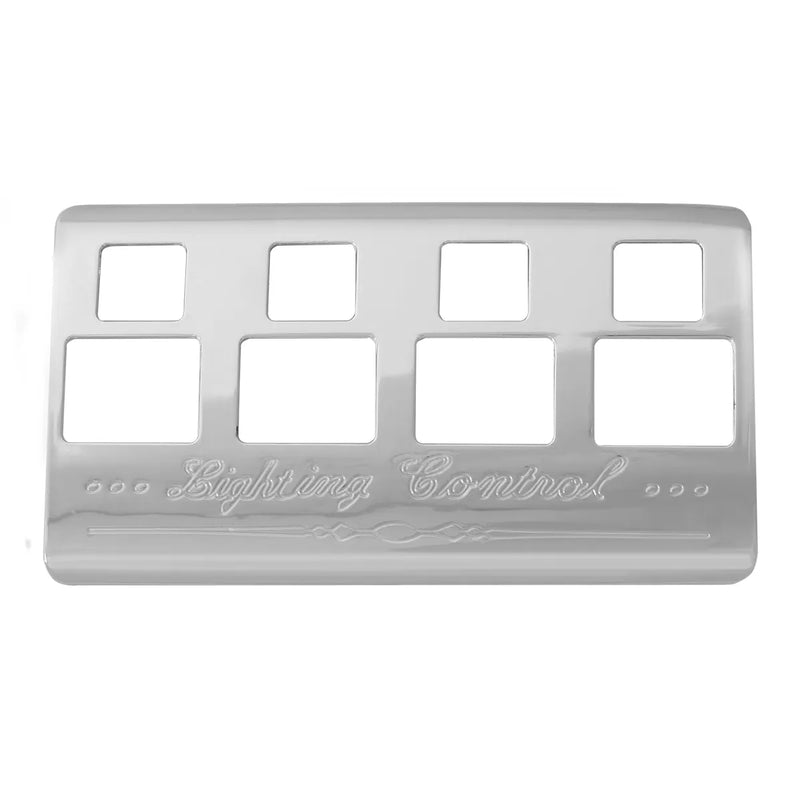 Lighting Control Panel with 4 Switche Openings for Kenworth W&T, #68632 Gray