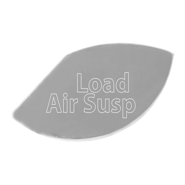68654 SS GAUGE EMBLEM - LOAD AIR SUSPENSION FOR KENWORTH Dark Gray
