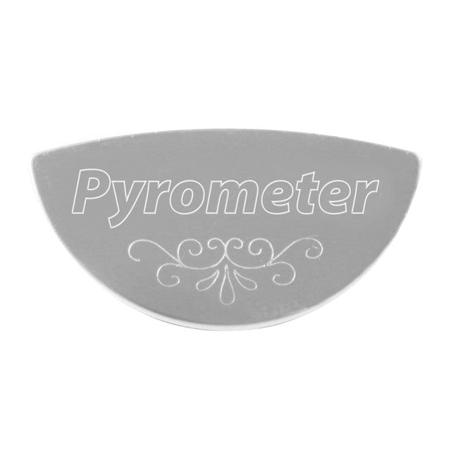 68670 SS PYROMETER EMBLEM FOR INTERNATIONAL Dark Gray
