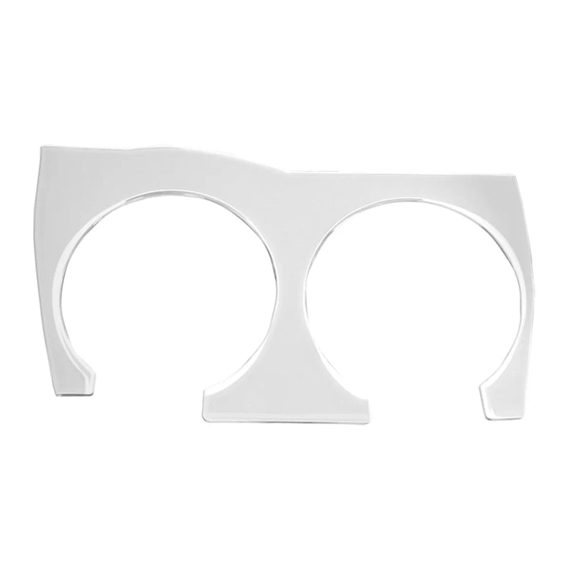 Cup Holder Trim for Kenworth W & T, CHROME #68918 Light Gray