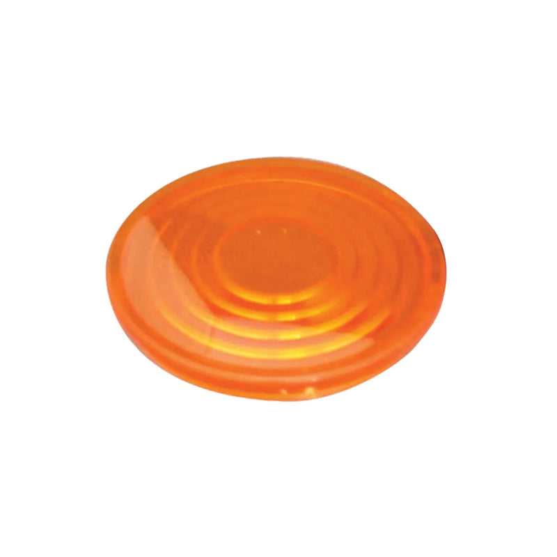1" Round Dome Light Lens for Peterbilt (amber) #68970 dome lens Chocolate