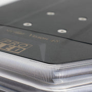 #SLP1054 N85 LED Strobe Amber Light Bar, Low Profile, (clear lens) 54" long STROBE Dim Gray