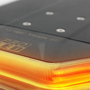 #SLP1054 N85 LED Strobe Amber Light Bar, Low Profile, (clear lens) 54" long STROBE Dim Gray