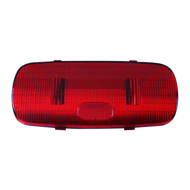 69020 Oval Dome Light Lens for Peterbilt (AMBER) Dark Red