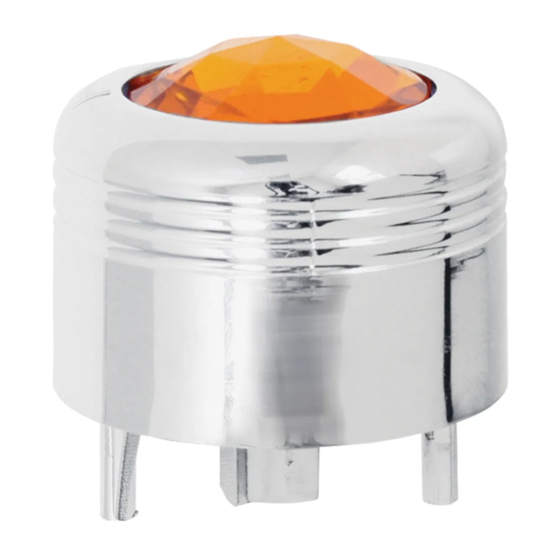 69040 Peterbilt A/C Knob (amber) Light Gray