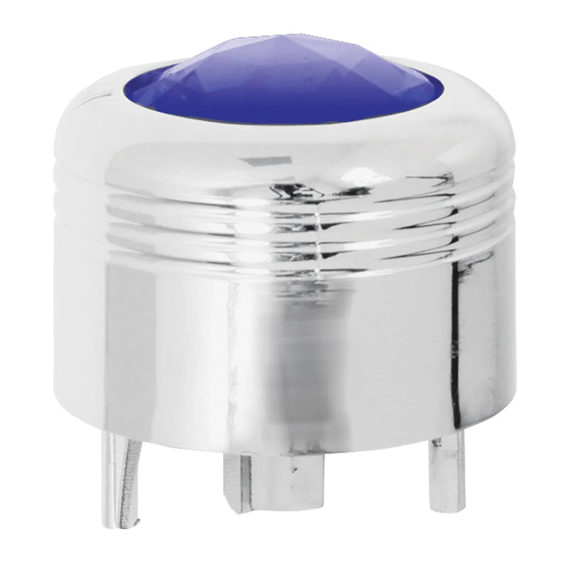 69041 Peterbilt A/C Knob (blue) Light Gray