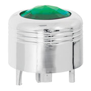 69043 Peterbilt A/C Knob (green) Light Gray
