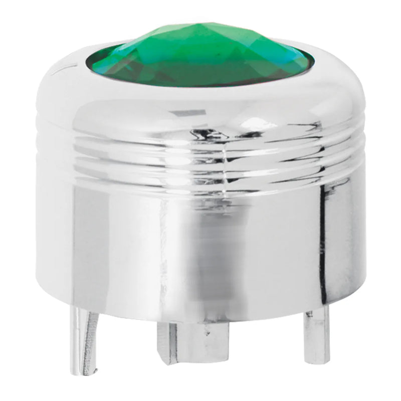 69043 Peterbilt A/C Knob (green) Light Gray