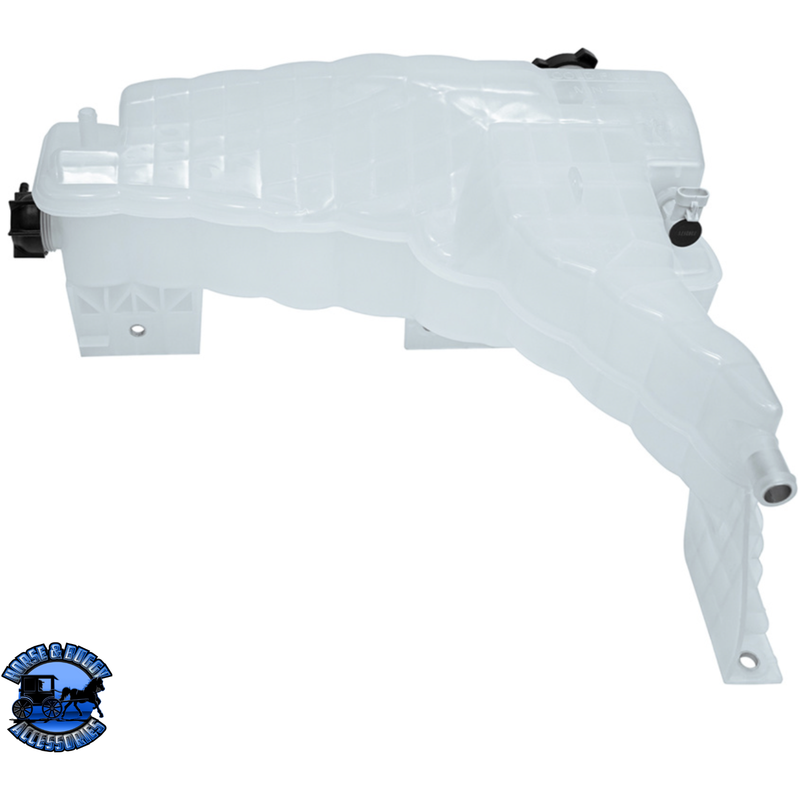 PRESSURIZED COOLANT RESERVOIR & COOLANT LEVEL SENSOR FOR 2017-2021 KENWORTH T680 #26008 Coolant Reservoir and Sensor Light Gray