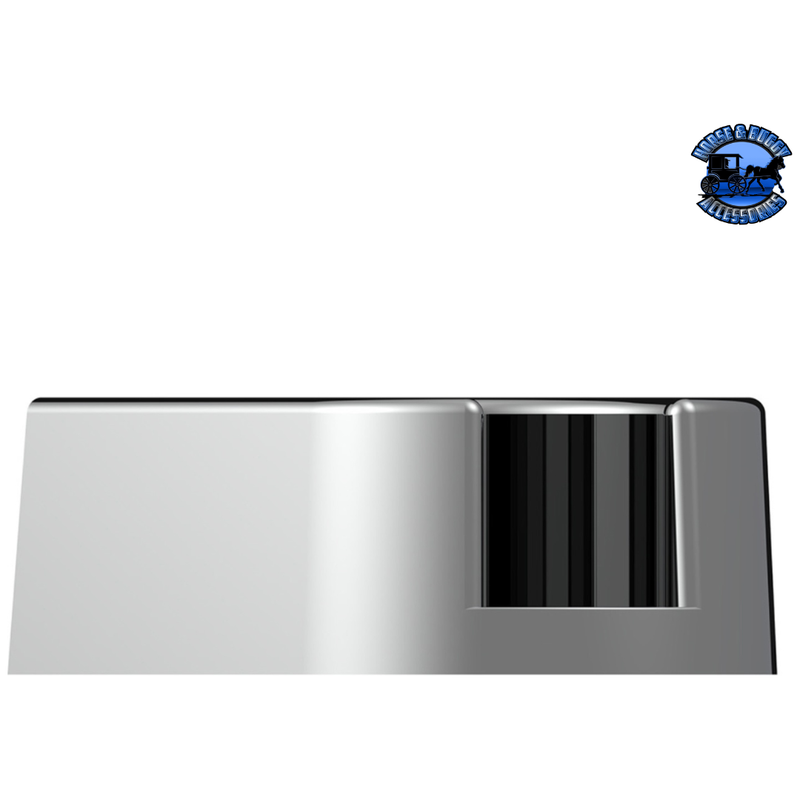 Chrome Plastic Cup Holder For 1986 & Up Freightliner Classic & FLD - Driver #40990 Cup Holder Light Gray