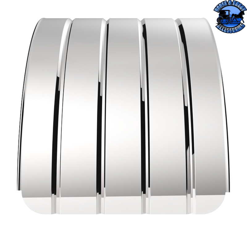 80" 430 Stainless Steel (18ga) Single Axle Fender - SR Series (Pair) #10617
