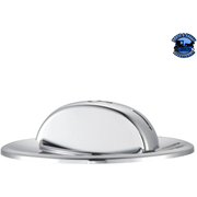 CHROME PLASTIC 2-PIECE HEADLIGHT SWITCH COVER FOR 2008-2017 FREIGHTLINER CASCADIA #42066 Headlight Switch Cover Light Gray