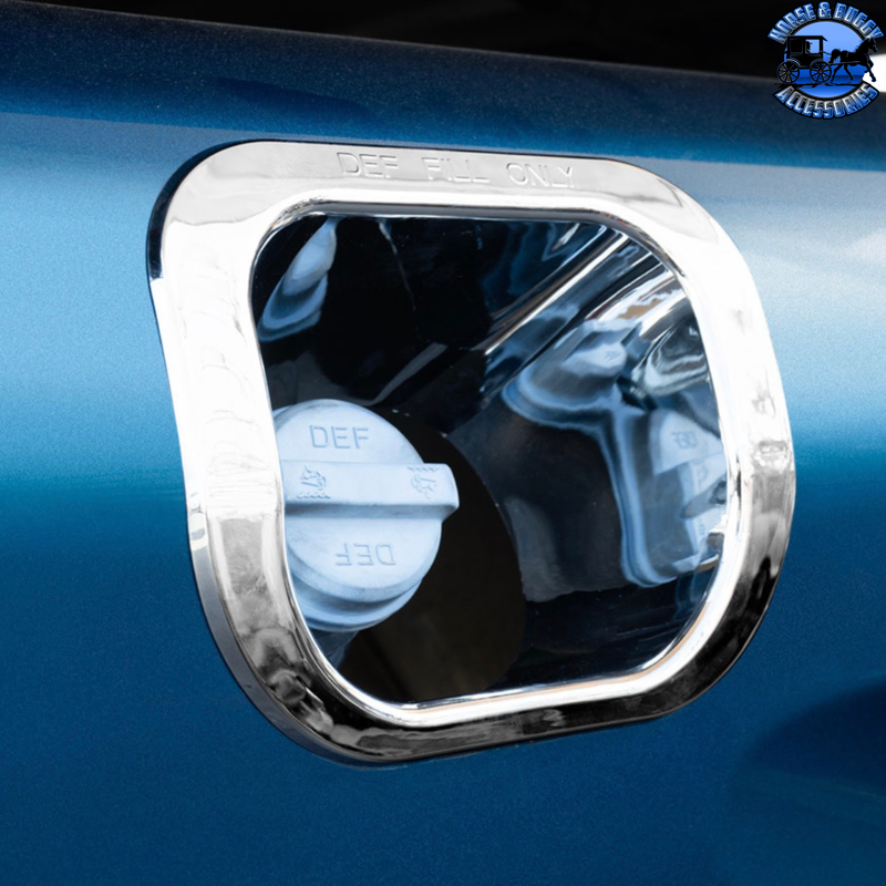 42002 Chrome Plastic DEF Filler Trim For 2012-2021 Peterbilt 579