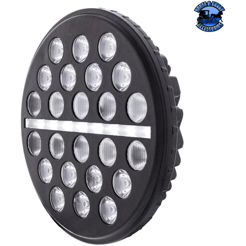 ULTRALIT - 24 HIGH POWER LED CIRCULAR LIGHT WITH DUAL COLOR LED POSITION LIGHT BAR #36452 LED Circular Light Dark Slate Gray