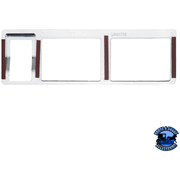 CHROME PLASTIC 7-ROCKER SWITCH BEZEL FOR 2013-2021 PETERBILT 579 #41770 Bezel Dark Slate Gray