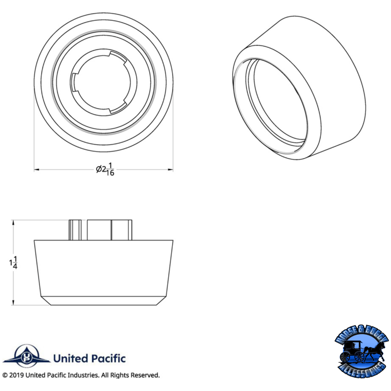 CHROME A/C KNOB FOR 2013-2021 PETERBILT 579 #41762 A/C Knob Light Gray