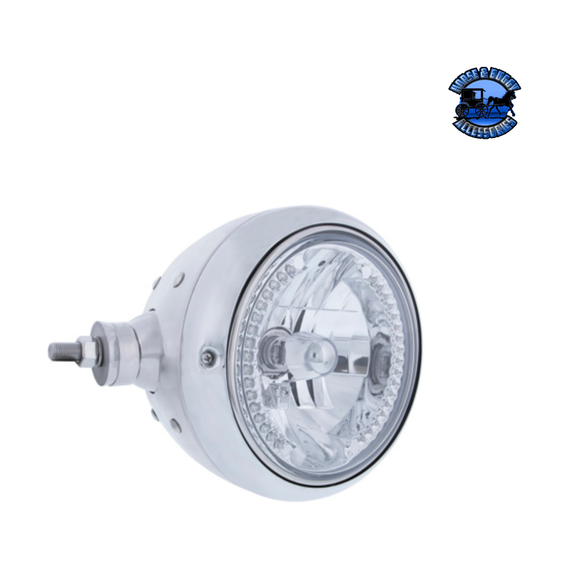 HEADLIGHT BEZEL WITH TURN SIGNAL FOR 1989-2009 FREIGHTLINER FLD (Choose Side) Headlight Bezel Driver's Side,Passenger's Side Light Gray