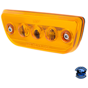 3 LED CAB LIGHT FOR 2013-2021 PETERBILT 579 & KENWORTH T680/T770/T880 -AMBER LED/LENS #36808 CAB LIGHT Orange