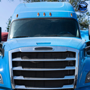 CHROME CAB LIGHT BEZEL FOR 2018-2024 FREIGHTLINER CASCADIA #42443 Cab Light Bezel Dark Slate Gray