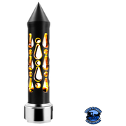 THREAD-ON BROOKLYN STYLE SPIKE GEARSHIFT KNOB WITH LED 13/15/18 SPEED ADAPTER (Choose LED Color) Knob Amber,Blue,White,Red,Green,Purple Light Goldenrod