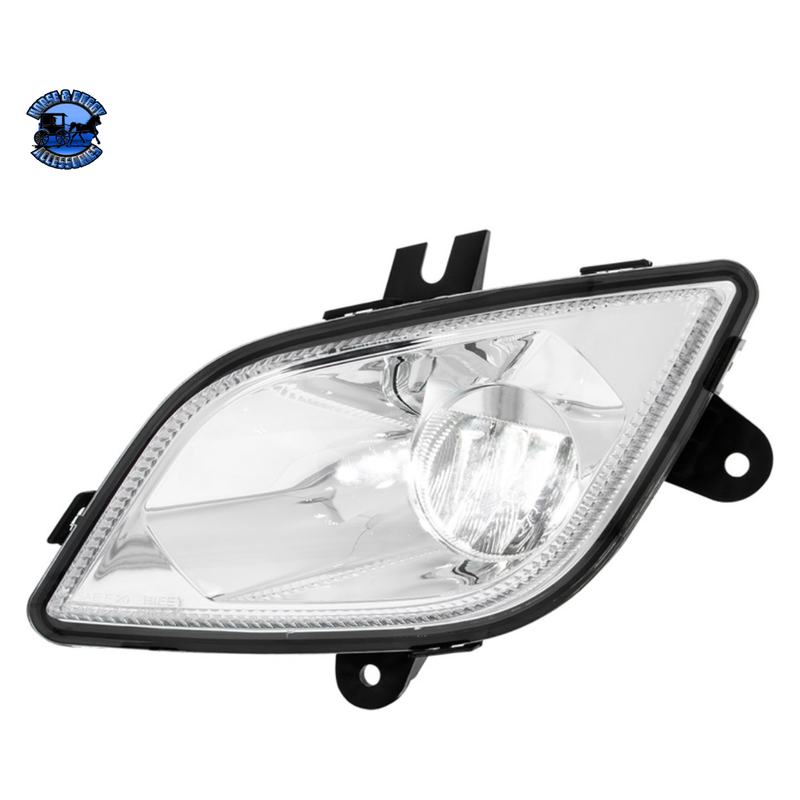SINGLE LED FOG LIGHT FOR 2018-2024 FREIGHTLINER CASCADIA - COMPETITION SERIES (Choose Color) (Choose Side) Headlight Chrome / Driver's Side,Chrome / Passenger's Side,Black / Driver's Side,Black / Passenger's Side Dark Slate Gray