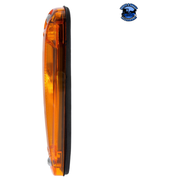 2 LED CAB LIGHT FOR 2018-2024 FREIGHTLINER CASCADIA - AMBER LED/AMBER LENS LED LIGHTING Chocolate