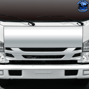 STEEL FRONT PANEL ASSEMBLY FOR 2008-2024 ISUZU NPR (ELF 200/300)-CHROME #21624 body panel Light Gray