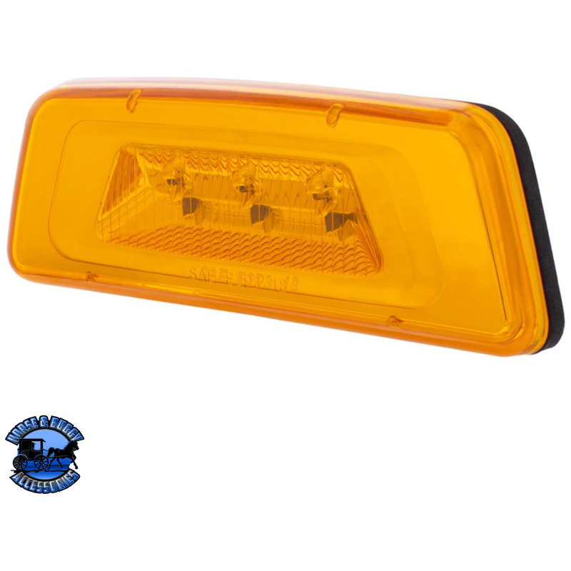 3 LED FENDER TURN SIGNAL/PARKING LIGHT FOR KENWORTH T680/T700/T880 (Choose Lens Color) TURN SIGNAL Amber,Clear Dark Orange