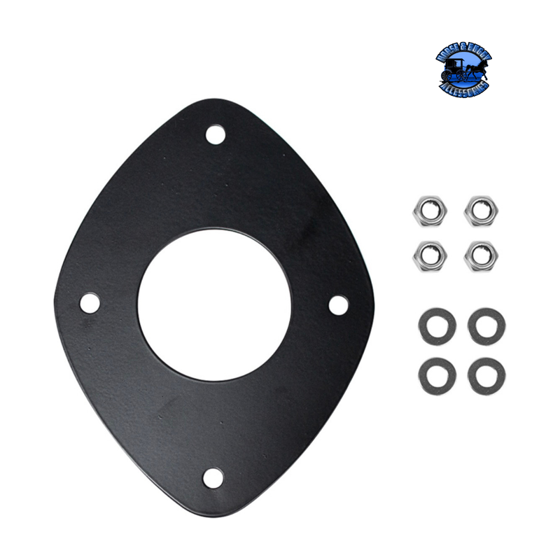 CHROME HOOD MIRROR ASSEMBLY WITH SEQUENTIAL LED TURN SIGNAL FOR 2008-2017 FREIGHTLINER CASCADIA (Choose Side) Mirror Chrome & Black / Driver's Side,Chrome & Black / Passenger's Side Dark Slate Gray