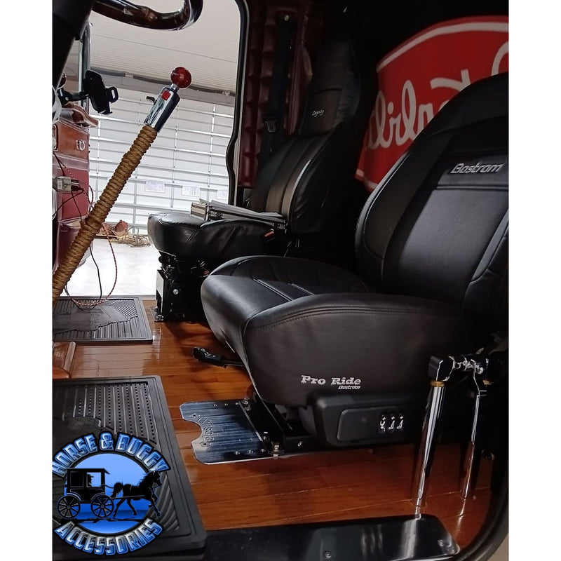 #8230001-900 Bostrom (Pro Ride) Truck Seat, Black Ultra-leather, LoPro - 910, Dual 16" Armrests, Mid-Back