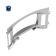 CHROME PLASTIC CENTER DASH INSTRUMENT BEZEL FOR 2018-2023 FREIGHTLINER CASCADIA #42427 FREIGHTLINER CASCADIA Dark Gray