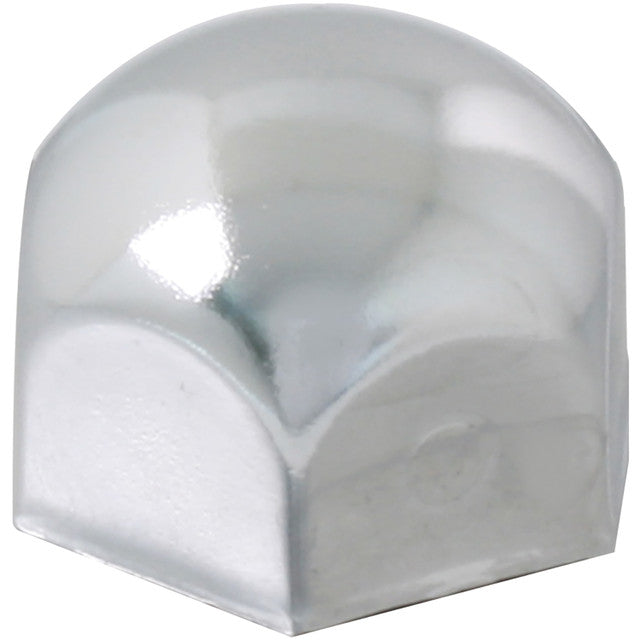 70020 CR. STEEL BOLT COVER, 3/4" ACROSS FLAT Gray