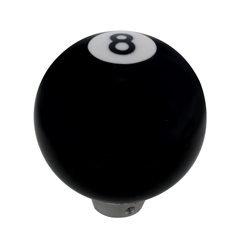 Number 8 Pool Ball Gearshift Knob - Gloss Black