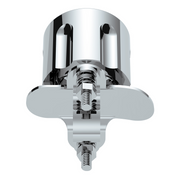 UP-70106 Chrome Aluminum Gun Cylinder Steering Wheel Spinner