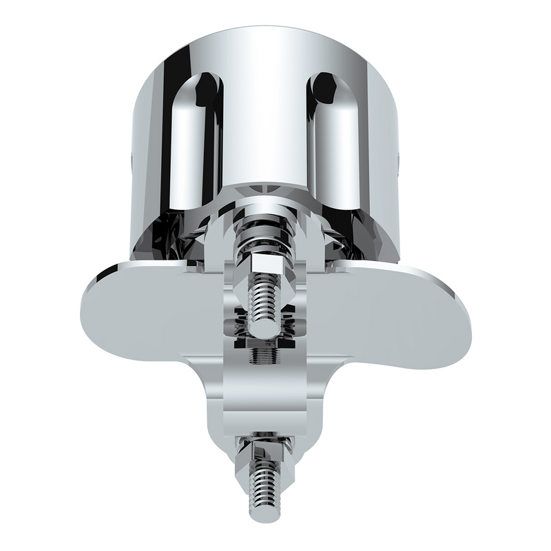 UP-70106 Chrome Aluminum Gun Cylinder Steering Wheel Spinner