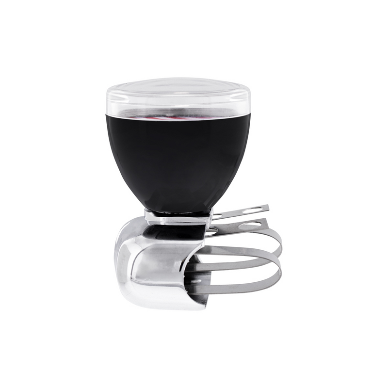 Black Steering Wheel Spinner With Clear Removable Top