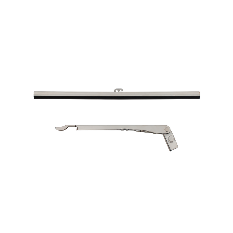 Hook & Saddle Type 11" Stainless Steel Wiper Arm With 7.5" Wiper Blade