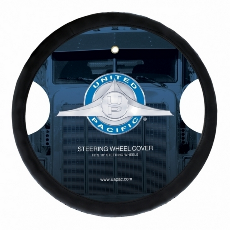 UP-70135 18" Perforated Leather Steering Wheel Cover - Blue