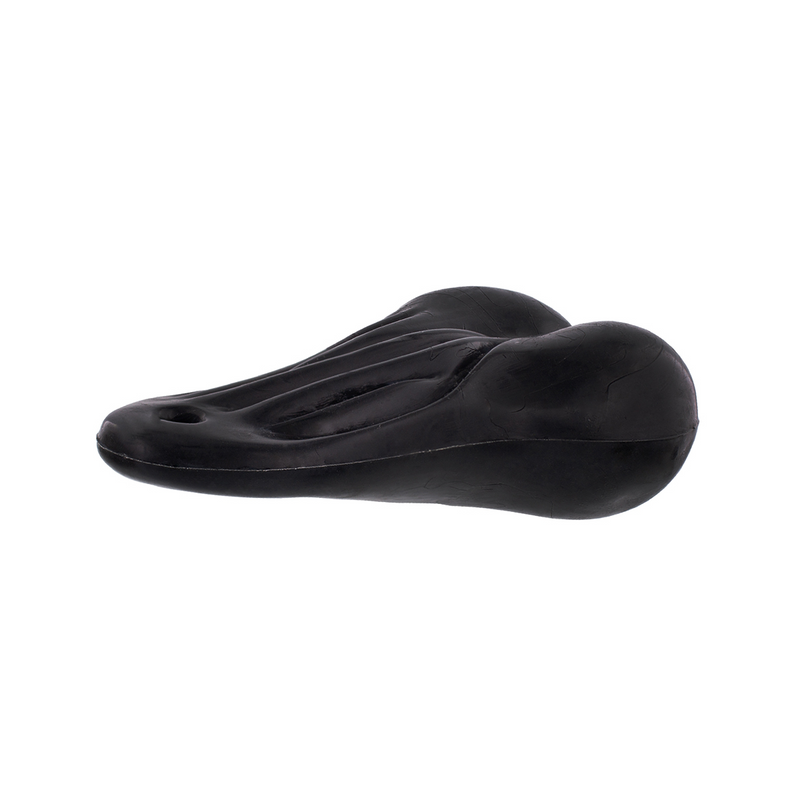 8-1/4" Tall Large Low-Hanging Rubber Balls - Black