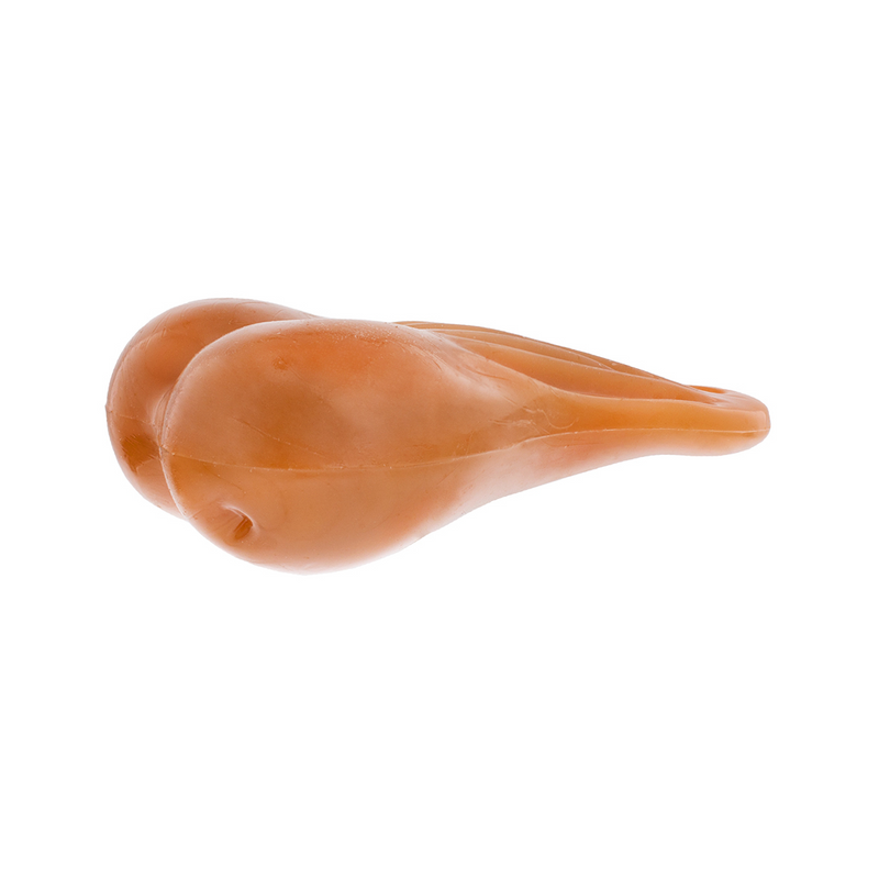 8-1/4" Tall Large Low-Hanging Rubber Balls - Tan